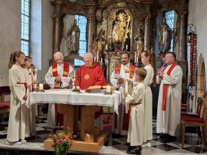 Hl. Messe mit vier Priestern